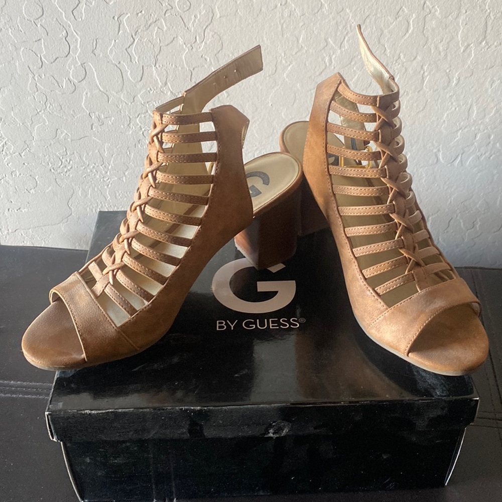 Guess Allina sandals with a chunky heel